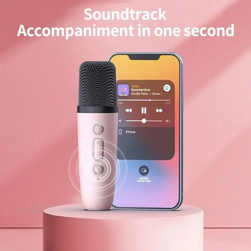 【Pengiriman 24 Jam】 YUUKI Gudang Lokal Karaoke Speaker Bluetooth Terbaru Set Speaker KTV Nirkabel Lucu Bass Luar Ruangan Portabel Lucu 3