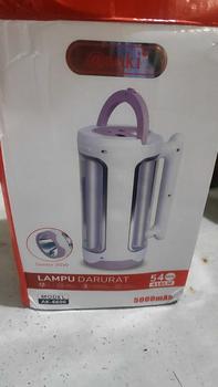 Product Review of Aoki AK6696 Senter Besar / Jumbo LED Super Terang / Lampu Emergency / Powerbank 3 in 1 Rechargable 30 Watt + 54 SMD BONUS Kabel Charger from N**E 0