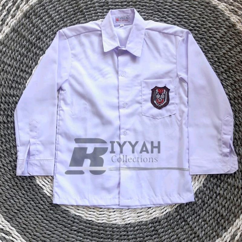 seragam sekolah baju SD,SMP/MTS/SMA/SMA lengan panjang kain oxford sablon bordir Kerja Pendek Safety Pria Wearpack Coklat 7