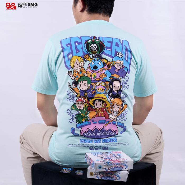 Gambar CLOWOR Chibi Strawhat Pirates Egghead Arc One Piece Anime Kaos T-Shirt 24s 185GSM - S dari Clowor Distro Kota Semarang Tokopedia
