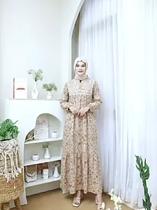 Mallaofficial—Madamemalla Yorra Midi Rayon Random Motif Premium Fashion Muslim Busui Friendly