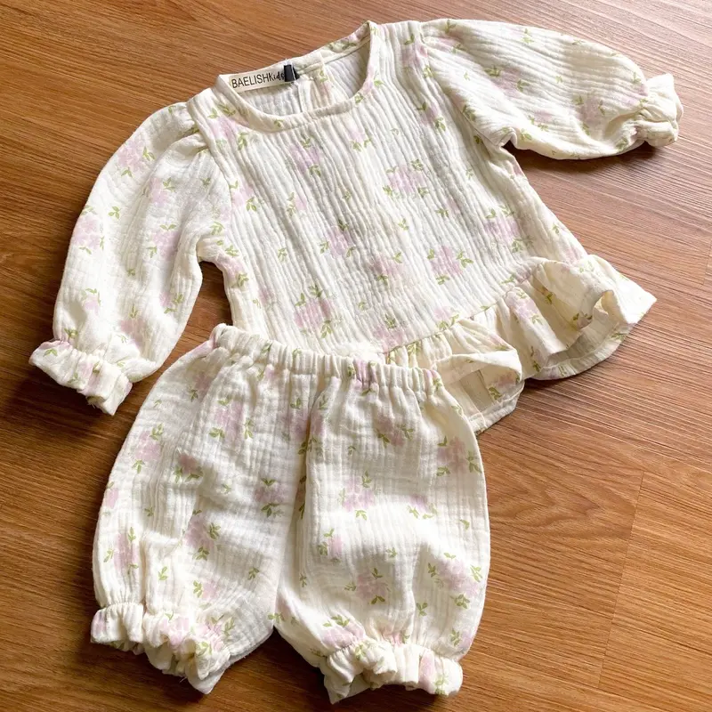 FREYA SET Baby Bulan Tahun (Newborn) One Set Bayi Setelan