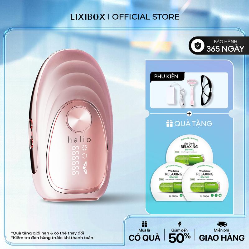 Máy Triệt Lông Băng Lạnh Cá Nhân Halio IPL Cooling Hair Removal Device - Phù hợp cho Da Nhạy Cảm - lixibox