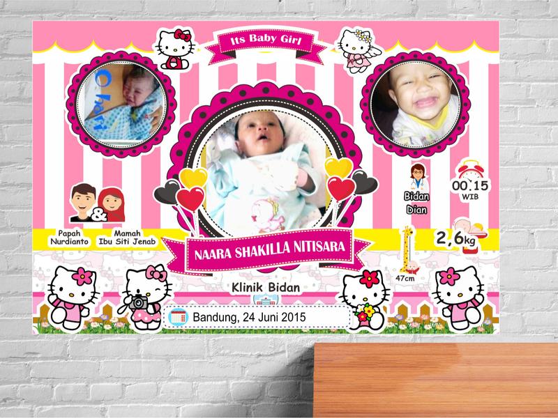 Product Introduction of CETAK FOTO BIODATA BAYI - PAPAN MDF DEKORASI DINDING UKURAN 20x30cm Hadiah 5