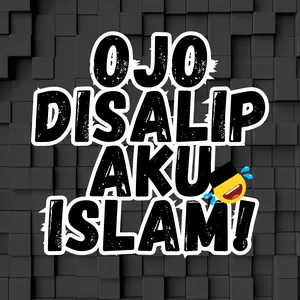 4Pcs STICKER OJO DISALIP AKU ISLAM RACING TEAM Motorcycle stiker kata kata putih