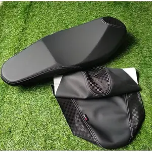 Kulit jok jahit tengah sarung jok jahit samping kulit jok motor STEPLES vario,beat,scoopy,mio dll sarung COPY MBTECH original