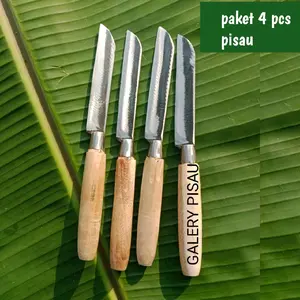 Pisau Dapur PAKET 4 PCS baja asli ukuran Kecil (unyl)