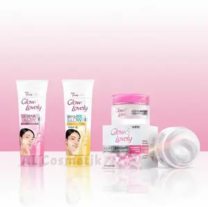 Paket Bundle Glow & Lovely Facial Foam 50gr + Glass Bright 30gr (Cuci Muka + Cream Moisturizer)