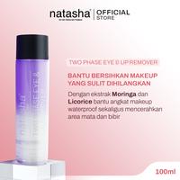 Gambar Natasha Two Phase Eye & Lip Remover 100ml - Membersihkan Makeup Waterproof, Anti Oksidan, Melembapkan, Mencerahkan Kulit, Anti Inflammatory, Cocok untuk Semua Jenis Kulit dari Natasha Skincare Kota Administrasi Jakarta Barat 1 Tokopedia