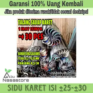 TALANG SADAP KARET 1 IKAT ISI -+ 30 PCS