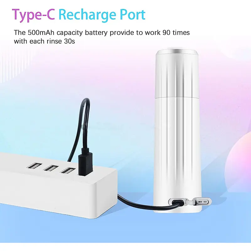 Bidet Portable Travel Alat Cebok Portable Bidet Spray Portable  IPX7 Waterproof Dapat Diisi Ulang Dua Tingkat Kekuatan Dan Dua Mode Aliran Ganda 3