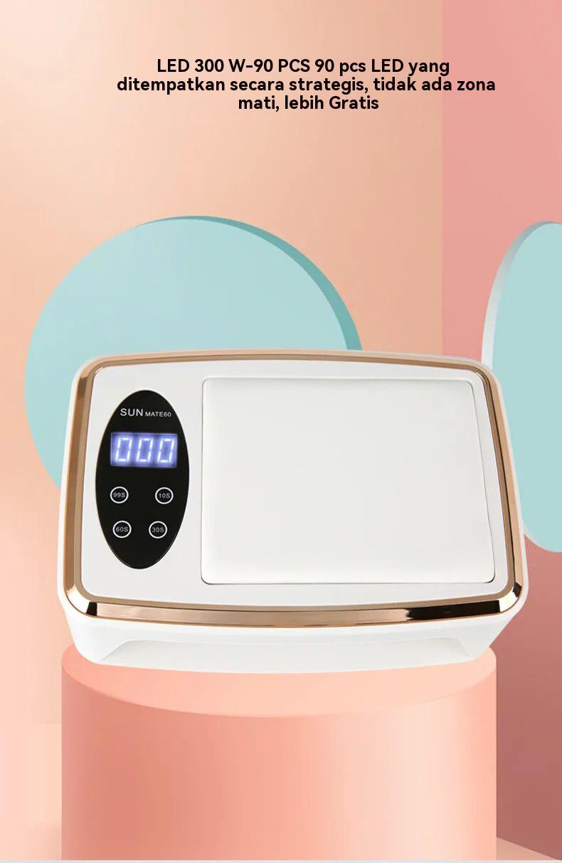 Nail Garden UV LED Nail Lamp 380W 90 LEDs dan Bantal Tangan PU Kuku Cepat Kering untuk Salon Rumah Lampu UV Nail Art Nail Garden UV LED Nail Lamp 380W 90 LEDs dan Bantal Tangan PU Kuku Cepat Kering untuk Salon Rumah Lampu UV Nail Art