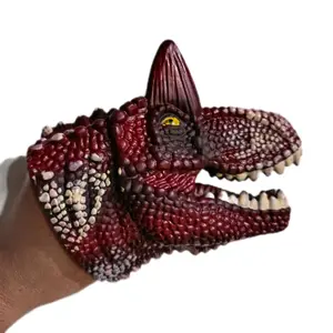 Mainan Kepala Dino Karet Masuk Tangan Dinosaurus Besar
