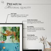 Gambar Lukisan Dinding -Bird On Blue Landscape - Matte -Frame Putih By Req dari Arti Seni Indonesia Kota Administrasi Jakarta Selatan 2 Tokopedia