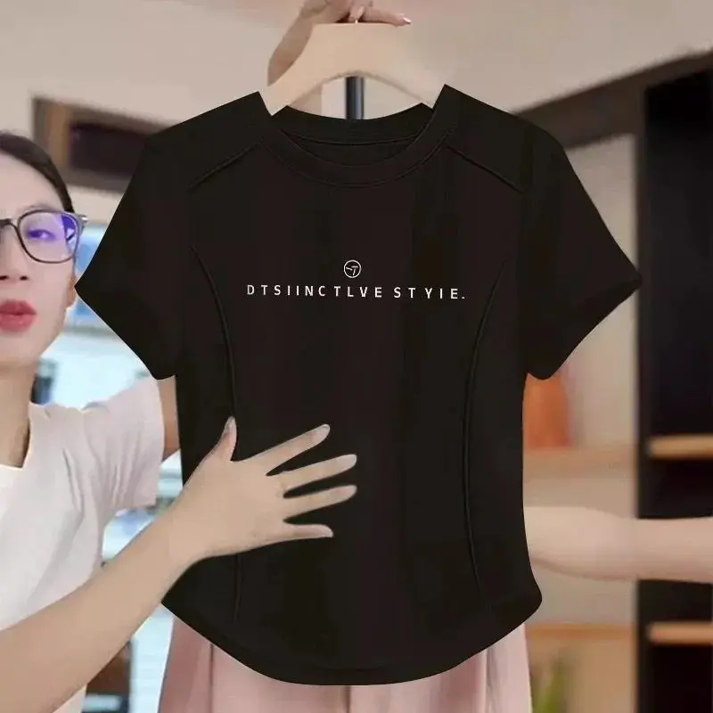 Baju Wanita Oblong - Bahan Spandek Distro - Baju Lengan Pendek - Atasan - Baju Kasual - T-shirt COD