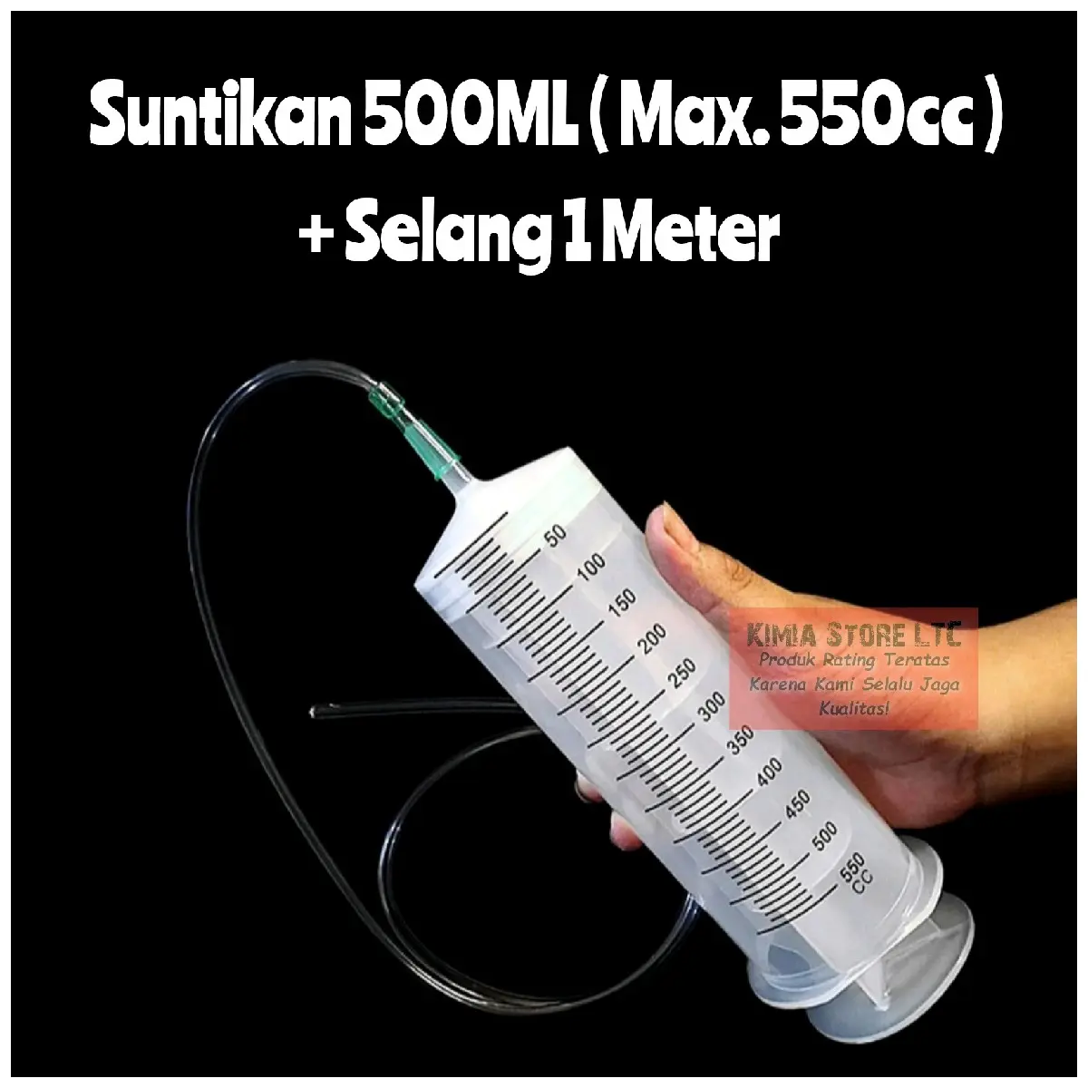 SUNTIKAN BESAR 500ML / SUNTIKAN JUMBO 500ML ( NON MEDIS )