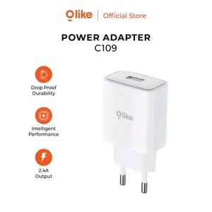 Olike Power Adaptor FAST CHARGING C109 (ECER) 2.4A Pengisian Daya Cepat Charger