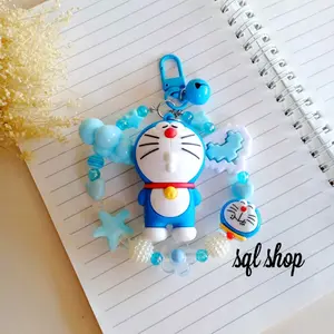 Gantungan HP dan Tas 2 in 1 doraemon Lanyard Handphone