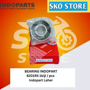 Bearing 6201RS 1biji / pcs Indopart Laher Original Murah