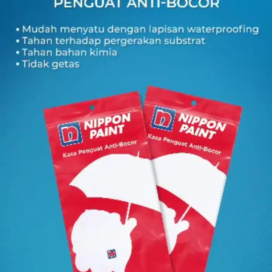 Serat Tisu/Kasa Penguat Anti Bocor Nippon Paint 10cm x 10 Meter