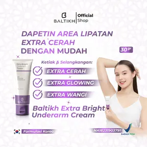 NEW Baltikh Bakuchiol Extra Bright Underarm Cream Pemutih Ketiak & Pemutih Slengki.- Extract Bakuchiol Niacinamide dan Collagen Extra Cerah dan Extra Wangi Cream  Ketiak  Pencerah Tubuh Cream  Stretch Mark