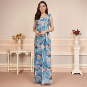 Dalia Dress Rayon Motif Premium Gaun Cantik Lembut Nyaman (daster, dress, piyama)