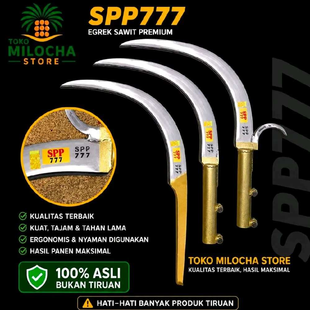 Egrek sawit SPP777 Tajam, Kuat, SIAP PAKAI