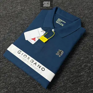 Baju Polo Shirt Pria Premium Logo Bordir Lion 3D Kaos Kerah Pria Dewasa Model Terbaru Bahan Lacost Pique Diamond Casual Tebal Panjang Kancing Motif Katun