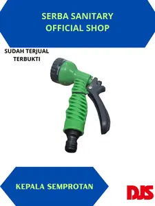 DJS promo semprotan air 7 mode air bahan berkualitas warna hijau