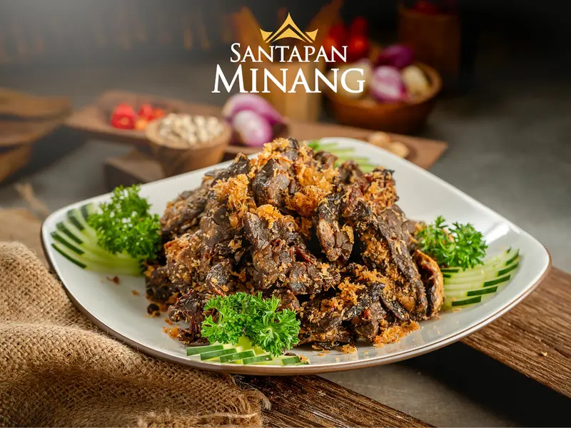 Santapan Minang Paru Goreng Kering Asli Padang 200 gram 1