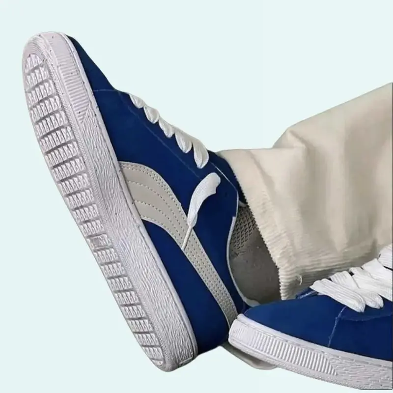Sepatu Sneakers P*ma Suede XL Blue Grade Premium untuk Pria dan Wanita Skateboard - Gratis Kaos Kaki - Running, Outdoor 2