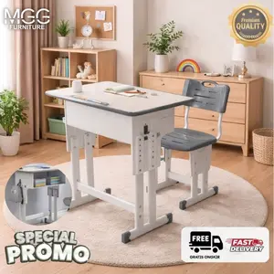 Set Meja dan Kursi Belajar Anak Meja Tulis Anak Meja Sekolah Meja Kursi Sekolah Kursi Meja Siswa45*65