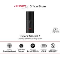 Gambar [BUNDLE] HyperX Headset Gaming Cloud III Wired Black-Red / Black Noise Cancelling Spatial Audio Leather + Microphone Gaming SoloCast 2 Wired USB C Black Podcast Streaming Condenser Mic - Black-Red dari HyperX Indonesia Kota Administrasi Jakarta Utara 4 Tokopedia
