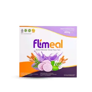 Flimeal Rasa Taro 1 Box 12 Sachet Pengganti Makanan Meal Replacement