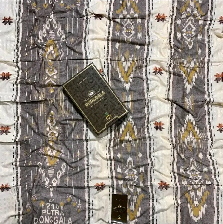 SARUNG SONGKET DONGGALA ASLI JAGUARD PREMIUM TIMBUL BAHAN RAYON SUPER A1 210 MOTIF SKT, SGE, EXELENT DEWASA AA 1