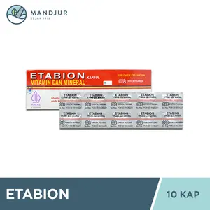 Etabion 10 Kapsul - Suplemen Penambah Darah