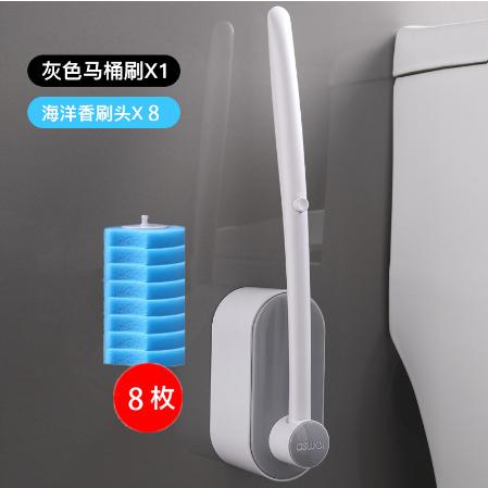 Product Introduction of SG READY STOCK Disposable toilet brush Long handle toilet cleaning brush Toilet bathroom cleaning Bathroom Long Handle 31