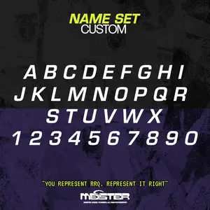 Nameset Jersey Meister dan RRQ | FRIEREN | Flock Material