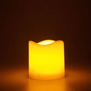 [1 PCS] lampu lilin elektrik led mini | led tealight candles battery wedding sudah include Baterai  warna White