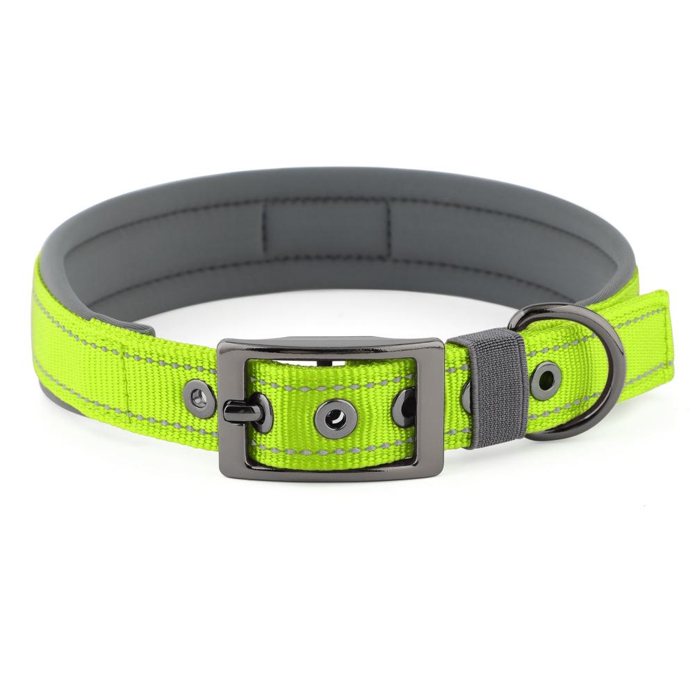 Kalung Anjing Nyaman Reflektif Malam | Comfortable Reflective Dog Collar for Small Medium Large Dogs