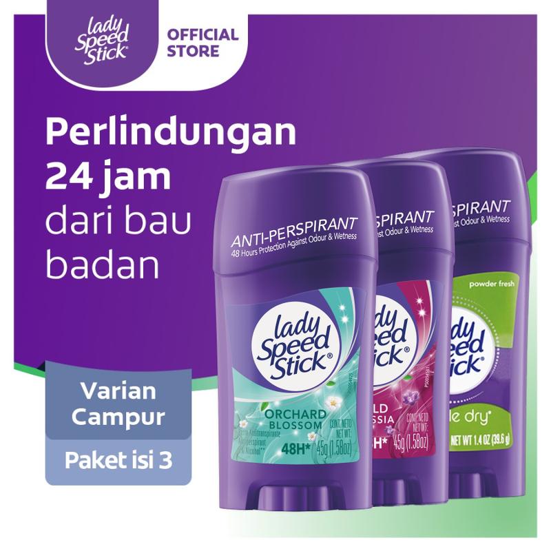 Lady Speed Stick Deodorant All Varian - Isi 3 0