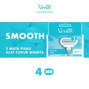 Gillette Venus Alat Cukur Wanita Smooth Isi 4 Refill