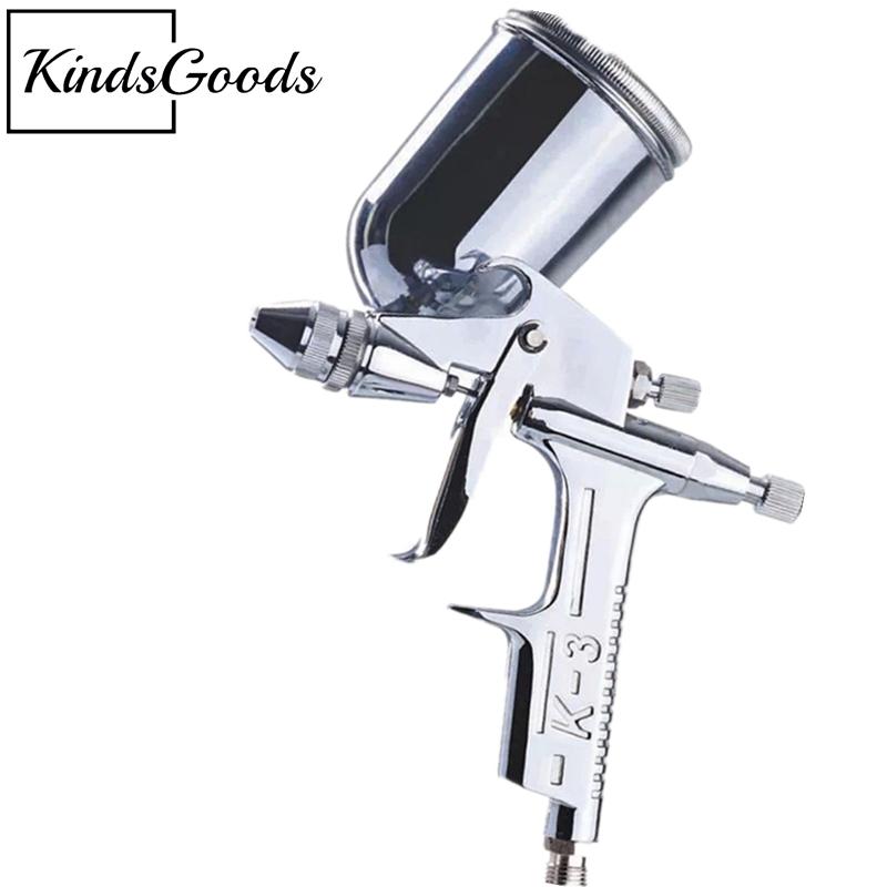 Product Introduction of K3 Spray Gun Spet Cat Angin Mesin Kompresor F75 Tabung Atas 400ml Alat Spet Semprot Cat Tabung Atas 18