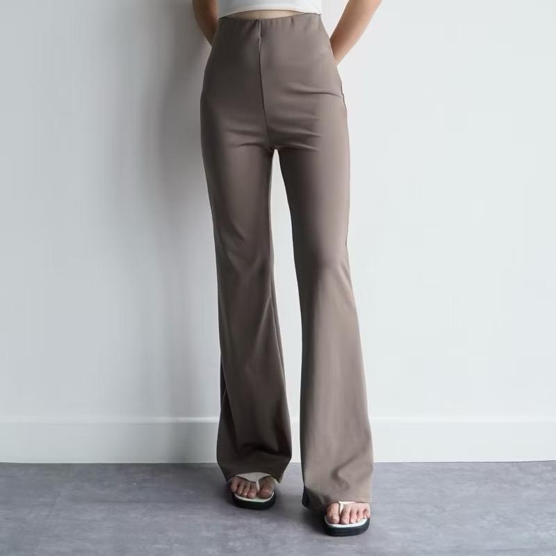 Outfitone - Celana Panjang Highwaist Flare Pants - Highwaist Kulot Cutbray Wanita 1