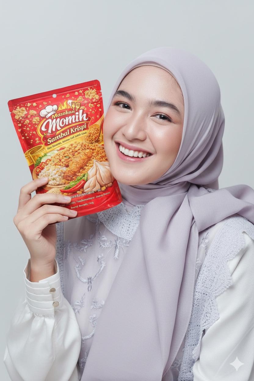 SAMBAL KRISPI HOMEMADE MOMIH Lauk Praktis Sambal Tabur Kriuk Pedas Nagih