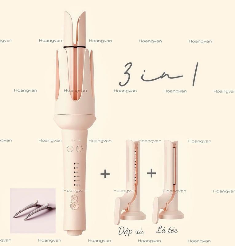   NEW 2026- HÀNG CÓ SẴN  Máy uốn xoăn tự động PRO EXTRA  3++ nữ phiên bản 2026 PRO by HOANGVAN  chứa tinh chất dầu thực vật và toumalin làm bóng tóc mềm tóc MÁY UỐN TÓC 