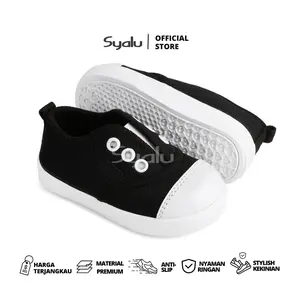syalu sepatu anak slip on bahan mesh C03 Fashion