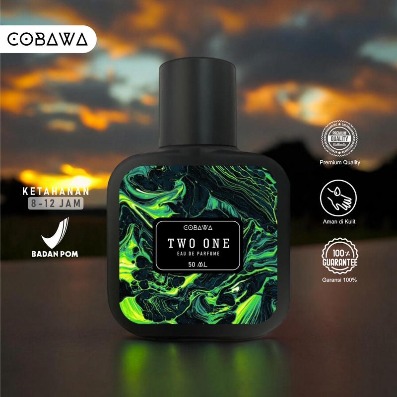 Cobawa Parfum Two One VIP Man Eau De Parfume 50 ml Parfum Cowok Perfume Tubuh Pria Wangi 3