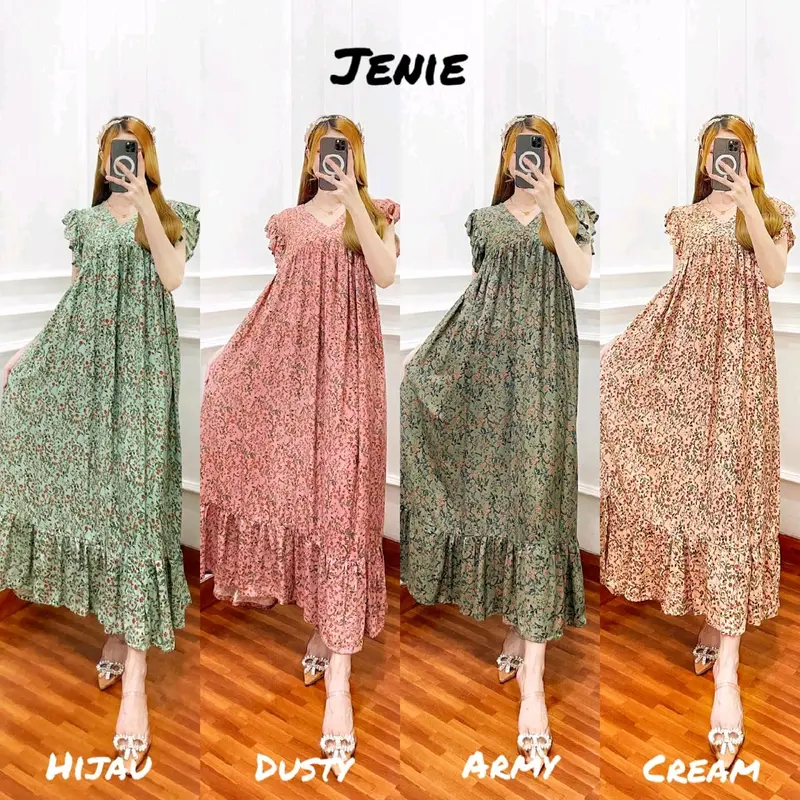 Dress Cantik/Dress kekinian/Homedress viral/Jennie 2
