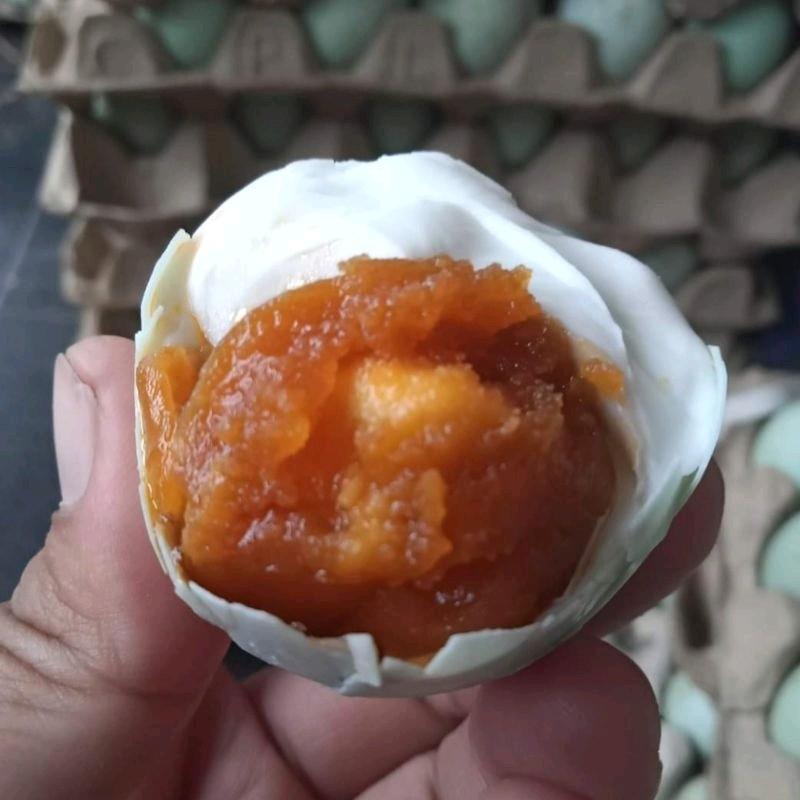 Telur Asin Brebes Organik Snack 15 Butir - Makanan Ringan Telur Food Camilan telur Cemilan Keripik 2